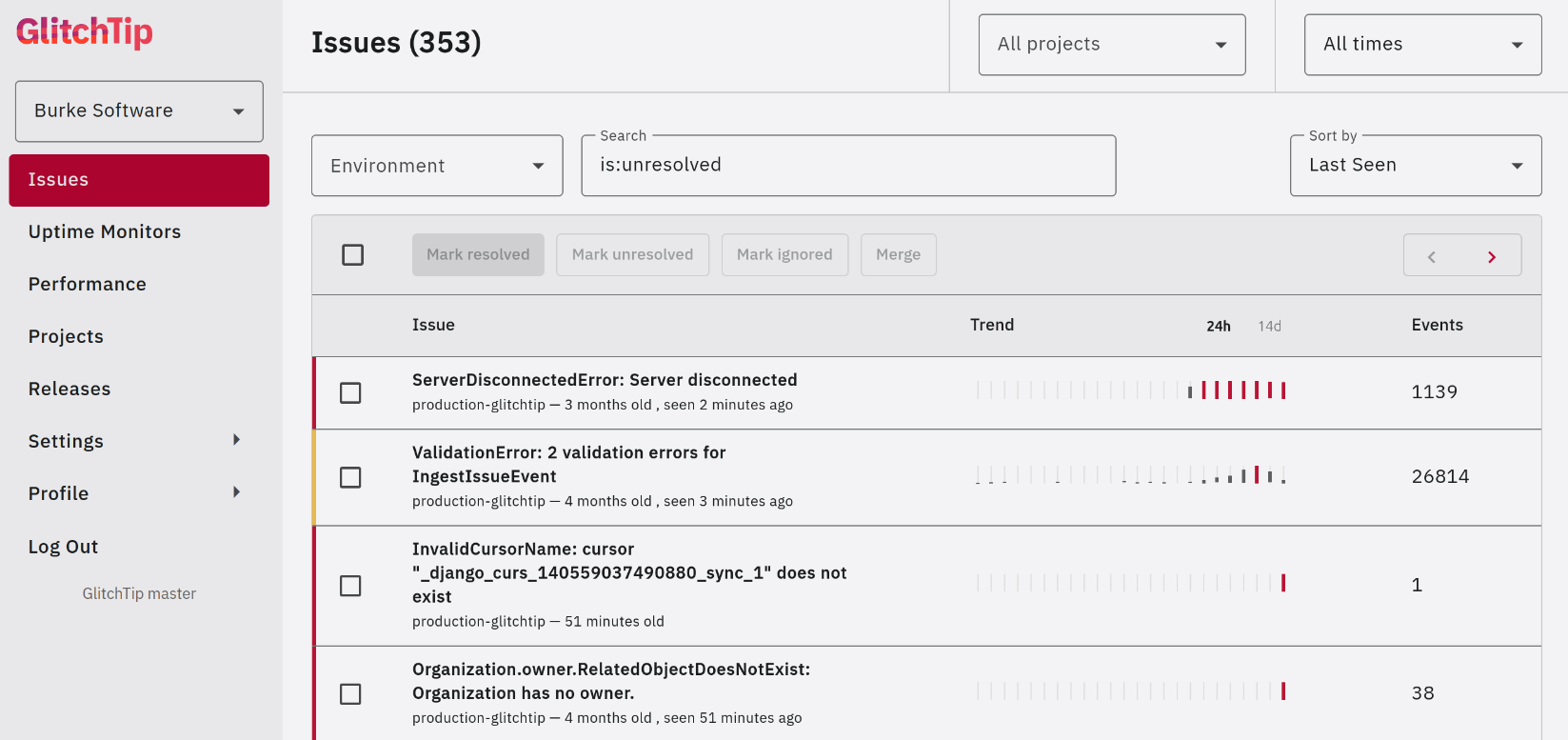 New Material Design 3 Issue List Page